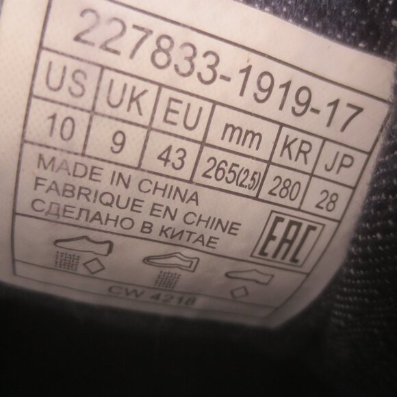 Levi's Red Tab Blue Canvas Casual Sneaker Shoes - Size 10 Men's. - Picture 12 of 14